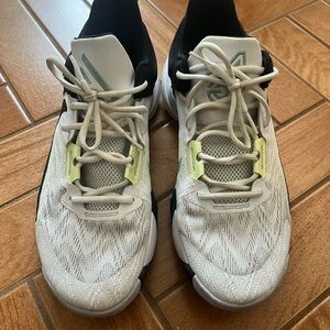 Stylish White and Black Athletic Shoes